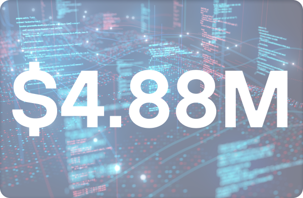 Cost of a Data Breach<br>on average
